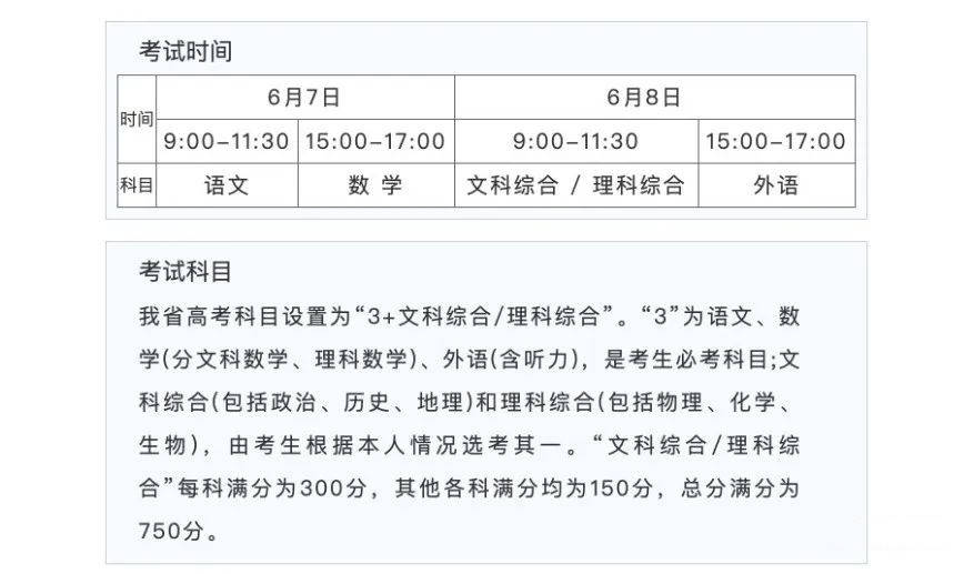 2022年河南高考时间安排,河南高考时间2022具体时间表