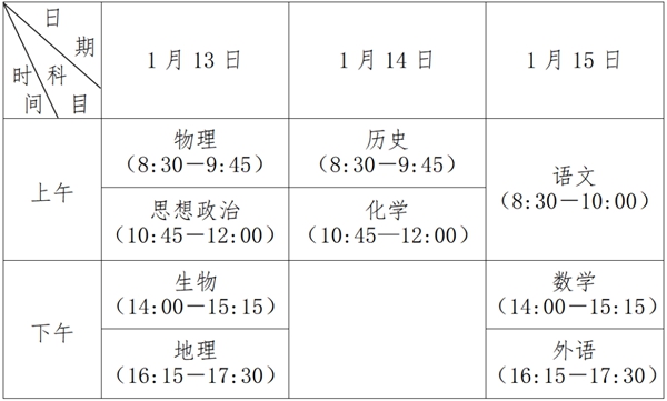 江苏小高考时间2024具体时间安排表