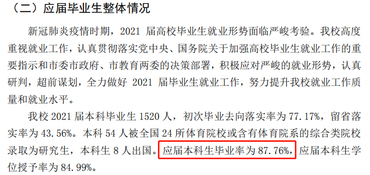 吉林体育学院就业率及就业前景怎么样,好就业吗？