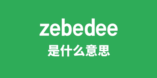 zebedee是什么意思