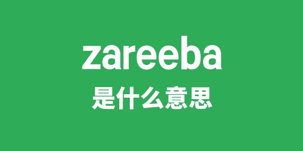 zareeba是什么意思