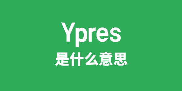 Ypres是什么意思