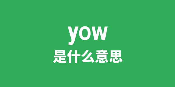 yow是什么意思