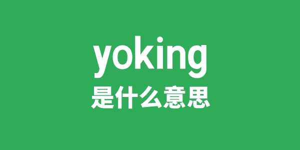 yoking是什么意思