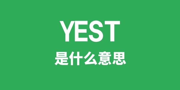 YEST是什么意思