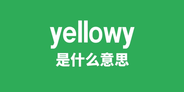 yellowy是什么意思