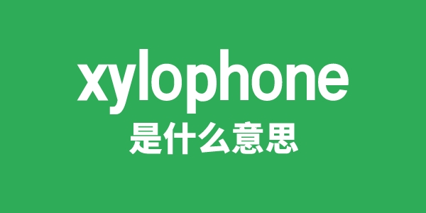 xylophone是什么意思