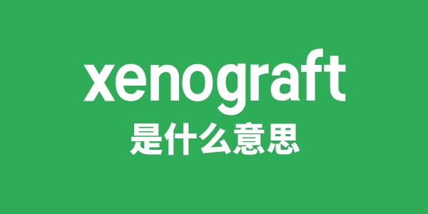 xenograft是什么意思