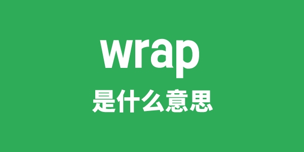 wrap是什么意思