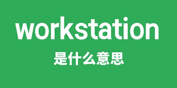 workstation是什么意思