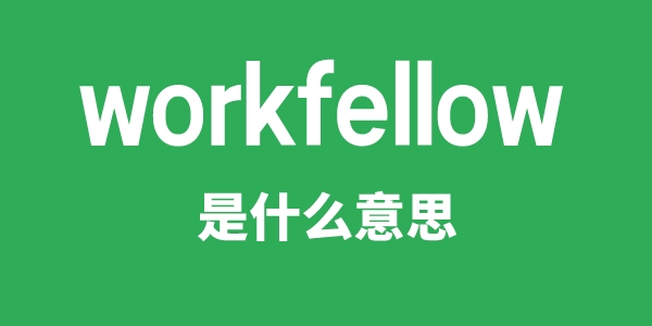 workfellow是什么意思