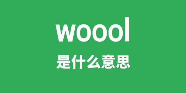 woool是什么意思