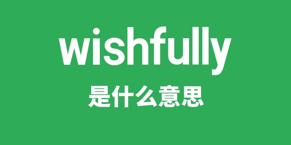 wishfully是什么意思