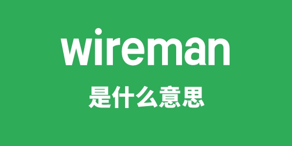 wireman是什么意思