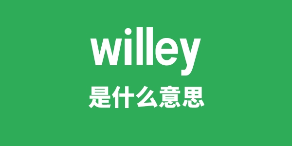 willey是什么意思