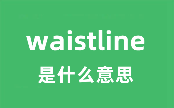 waistline是什么意思