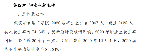 武汉华夏理工学院就业率及就业前景怎么样,好就业吗？