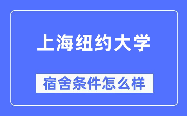 上海纽约大学宿舍条件怎么样,有空调和独立卫生间吗？（附宿舍图片）