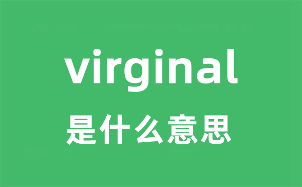 virginal是什么意思