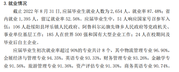 辽宁对外经贸学院就业率及就业前景怎么样,好就业吗？