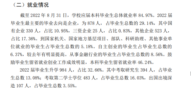 吉林财经大学就业率及就业前景怎么样,好就业吗？