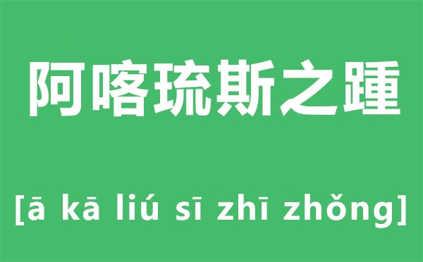 阿喀琉斯之踵怎么读,阿喀琉斯之踵什么意思