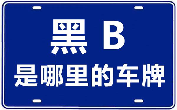 黑B是哪里的车牌号,齐齐哈尔的车牌号是黑什么