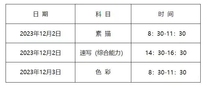 2024年河北艺考时间具体安排,河北艺术类统考是几月几日